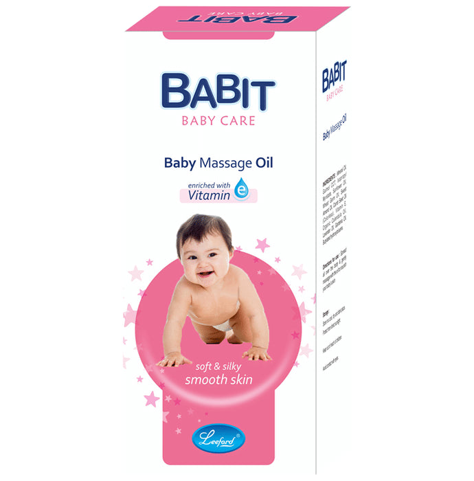 Babit Baby Massage Oil Enriched with Vitamin E - Classic Derma