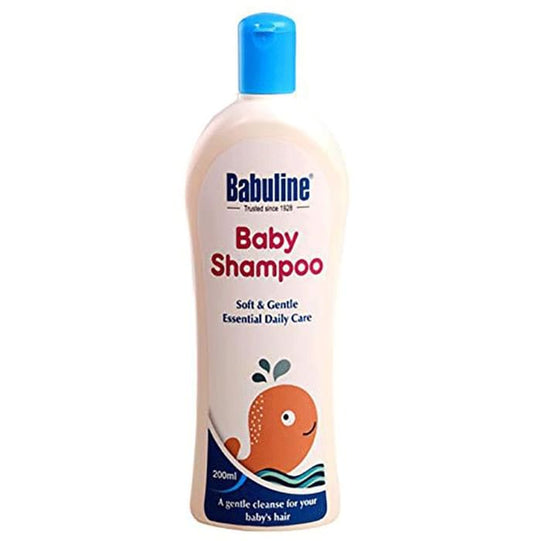 Babuline Babuline Baby Shampoo Made with Natural Ingredients for Daily Nourishing, Softening, Soothing Hair, Suitable for All Skin Types, Vitamin E, No Parabens Shampoo - Classic Derma