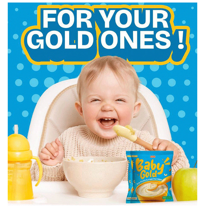 Baby Gold Dry Fruits Cereal Porridge (50gm Each) Zero Added Sugar