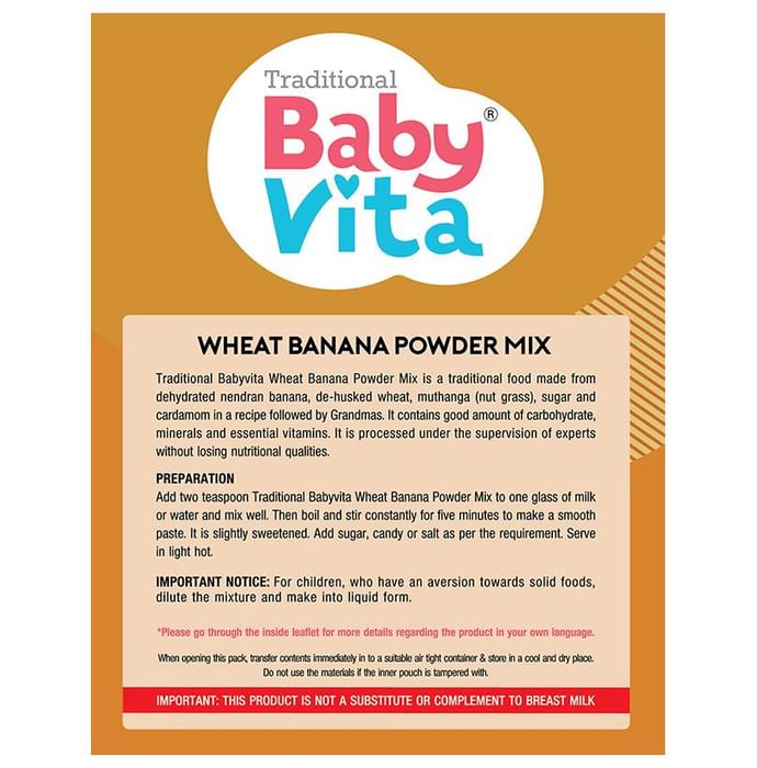 Baby Vita Wheat Banana Powder Mix