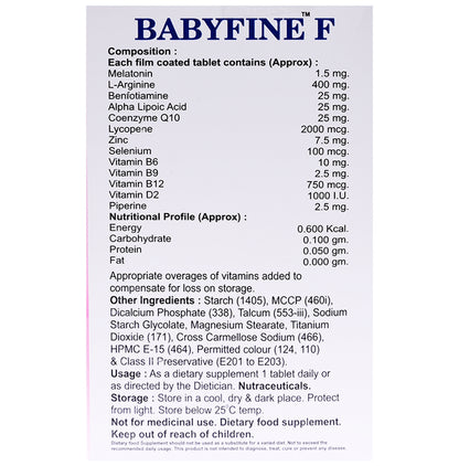 Babyfine F Tablet