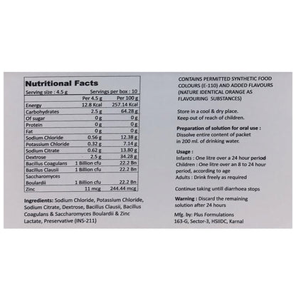 Bactro Lite Sachet (4.5gm Each) Orange