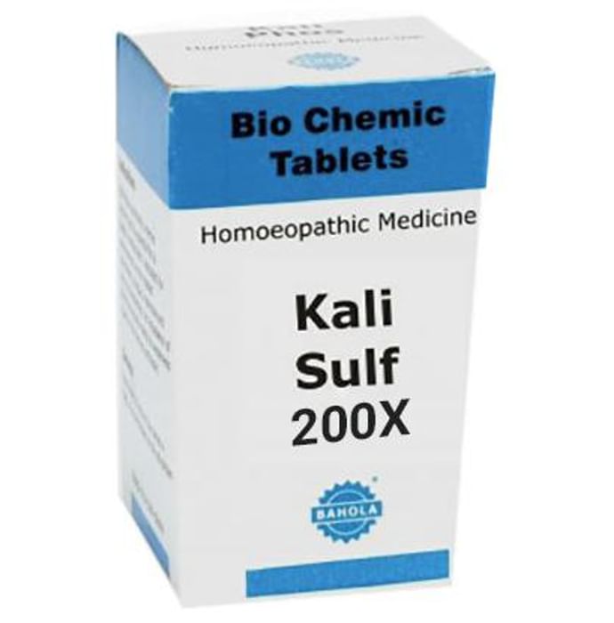 Bahola Kali Sulf Biochemic Tablet 200X - Classic Derma