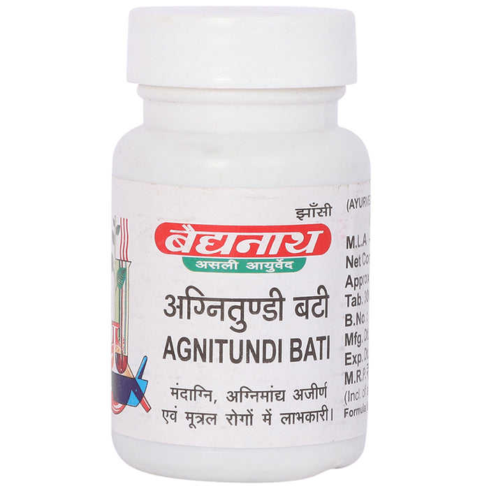 Baidyanath (Jhansi) Agnitundi Bati - Classic Derma