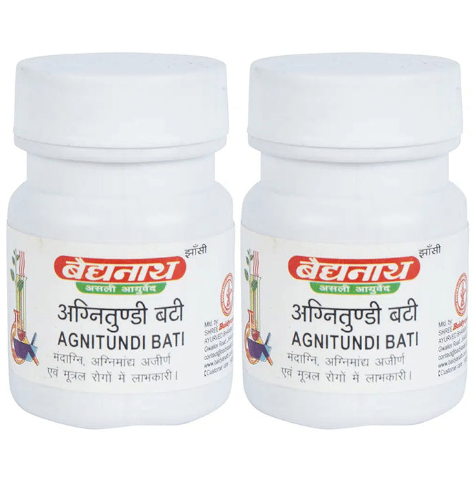 Baidyanath (Jhansi) Agnitundi Bati Tablets (80 Each) - Classic Derma