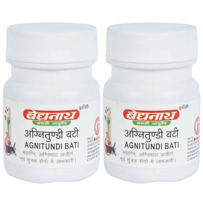 Baidyanath (Jhansi) Agnitundi Bati Tablets (80 Each) - Classic Derma