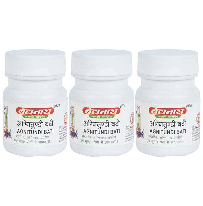 Baidyanath (Jhansi) Agnitundi Bati Tablets (80 Each) - Classic Derma