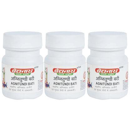 Baidyanath (Jhansi) Agnitundi Bati Tablets (80 Each) - Classic Derma