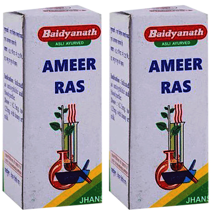 Baidyanath (Jhansi) Ameer Ras (2.5gm Each) - Classic Derma