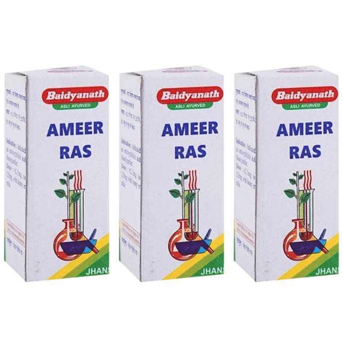 Baidyanath (Jhansi) Ameer Ras (2.5gm Each) - Classic Derma