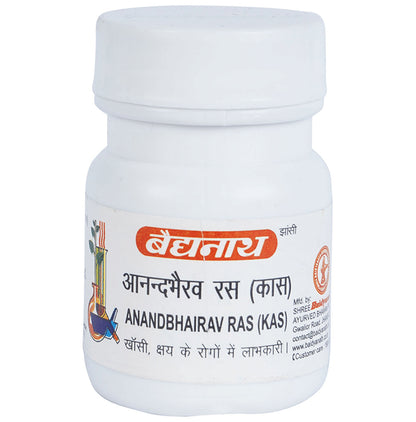 Baidyanath (Jhansi) Anand Bhairav Ras (Kas) Tablet - Classic Derma