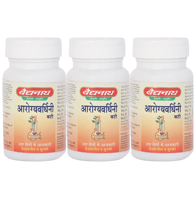 Baidyanath (Jhansi) Arogyawardhini Bati Tablets (120 Each) - Classic Derma