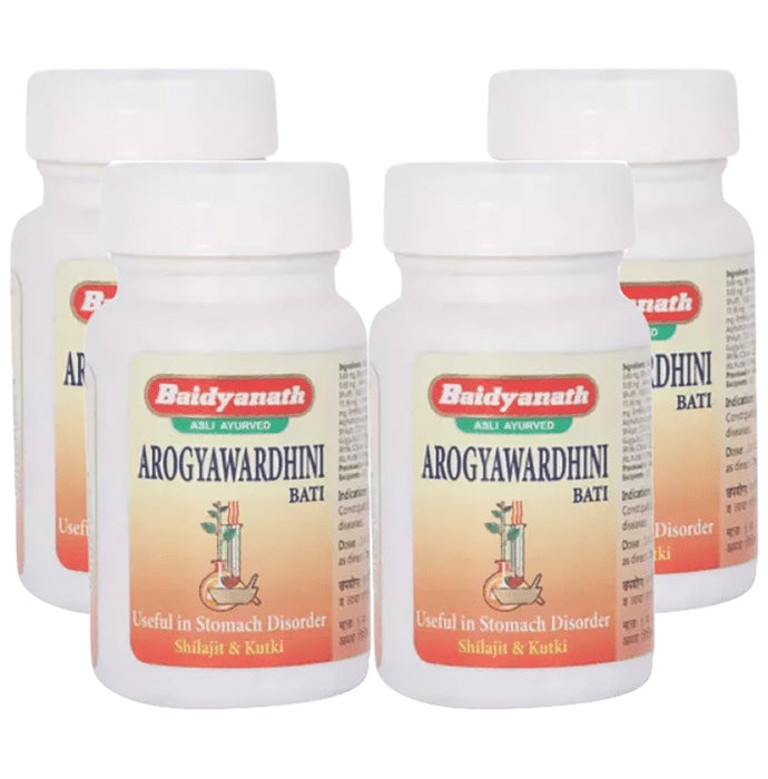 Baidyanath (Jhansi) Arogyawardhini Bati Tablets (80 Each) - Classic Derma