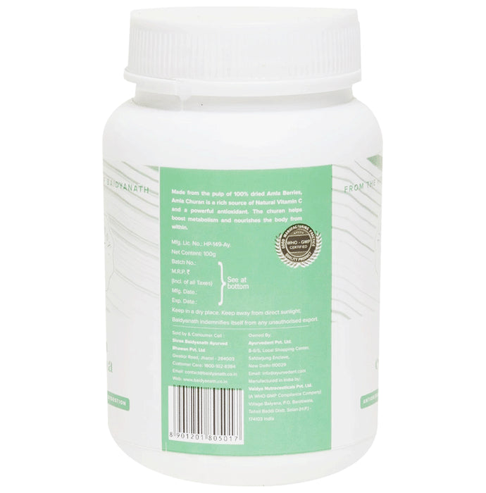 Baidyanath (Jhansi) Ayurvedant Amla Churna
