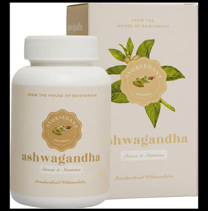 Baidyanath (Jhansi) Ayuvedant Ashwagandha Tablet - Classic Derma