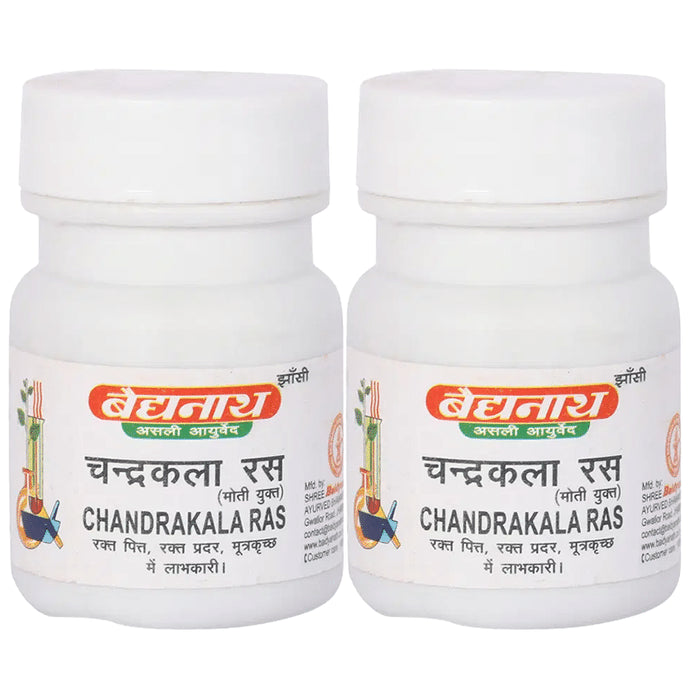 Baidyanath (Jhansi) Chandrakala Ras Tablet (40 Each) - Classic Derma