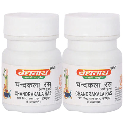 Baidyanath (Jhansi) Chandrakala Ras Tablet (40 Each) - Classic Derma