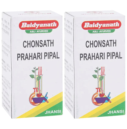 Baidyanath (Jhansi) Chonsath Prahari Pipal Bhasma (10gm Each) - Classic Derma