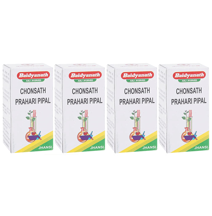 Baidyanath (Jhansi) Chonsath Prahari Pipal Bhasma (10gm Each) - Classic Derma