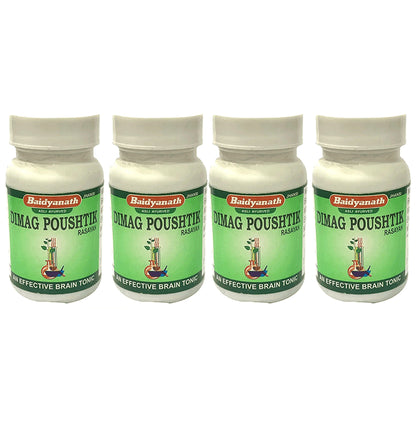 Baidyanath (Jhansi) Dimag Poushtik Rasayan Tablet (50 Each) - Classic Derma