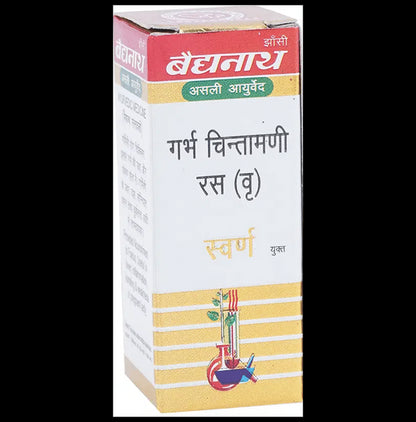 Baidyanath (Jhansi) Garbha Chintamani Ras (Vr.) with Gold Tablet (25 Each)