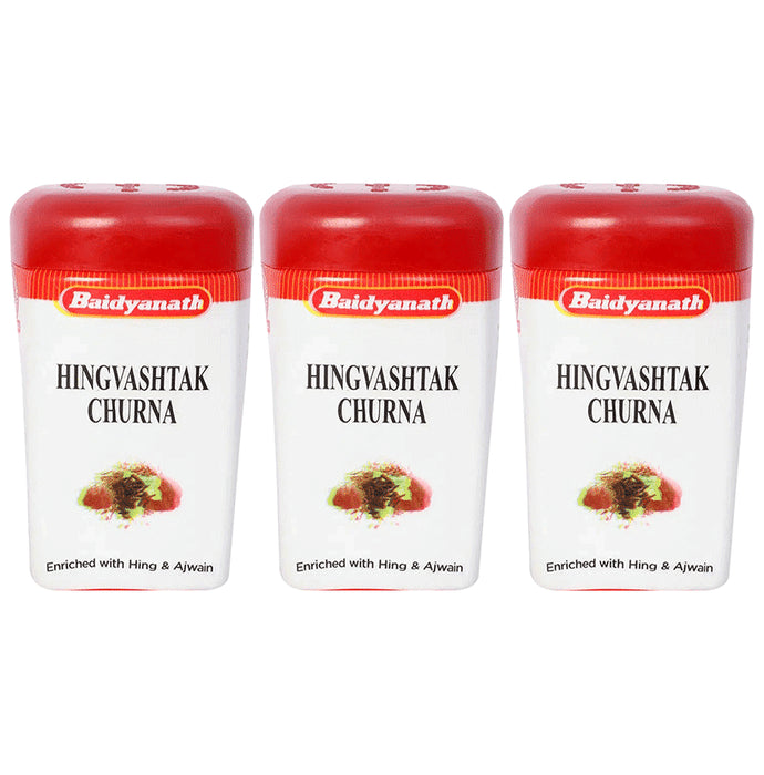 Baidyanath (Jhansi) Hingvashtaka Churna (60gm Each) - Classic Derma