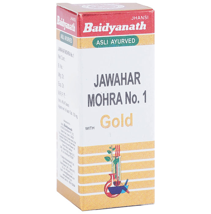 Baidyanath (Jhansi) Jawahar Mohra No. 1 with Gold Tablet - Classic Derma