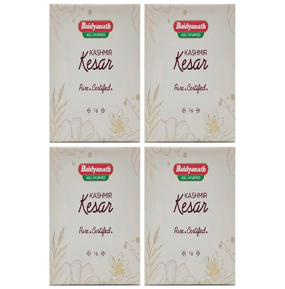Baidyanath (Jhansi) Kashmir Kesar (1gm Each) - Classic Derma