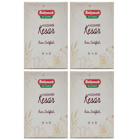 Baidyanath (Jhansi) Kashmir Kesar (1gm Each) - Classic Derma