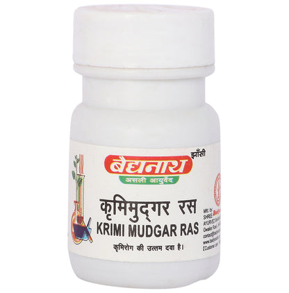 Baidyanath (Jhansi) Krimi Mudgar Ras Tablet - Classic Derma