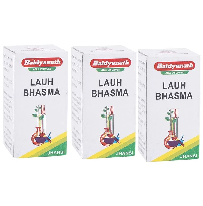 Baidyanath (Jhansi) Lauh Bhasma (10gm Each) - Classic Derma