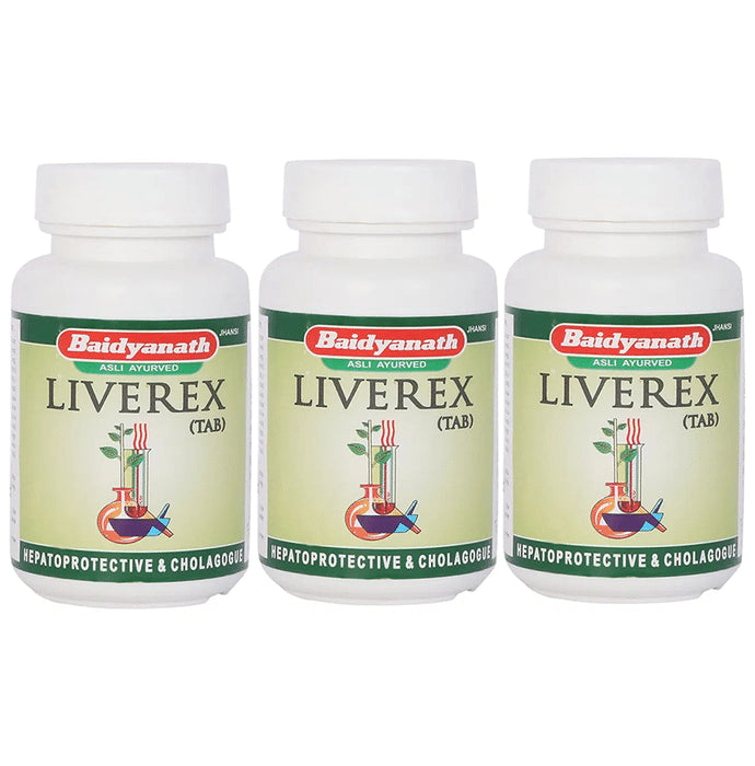 Baidyanath (Jhansi) Liverex Tablet (100 Each) - Classic Derma