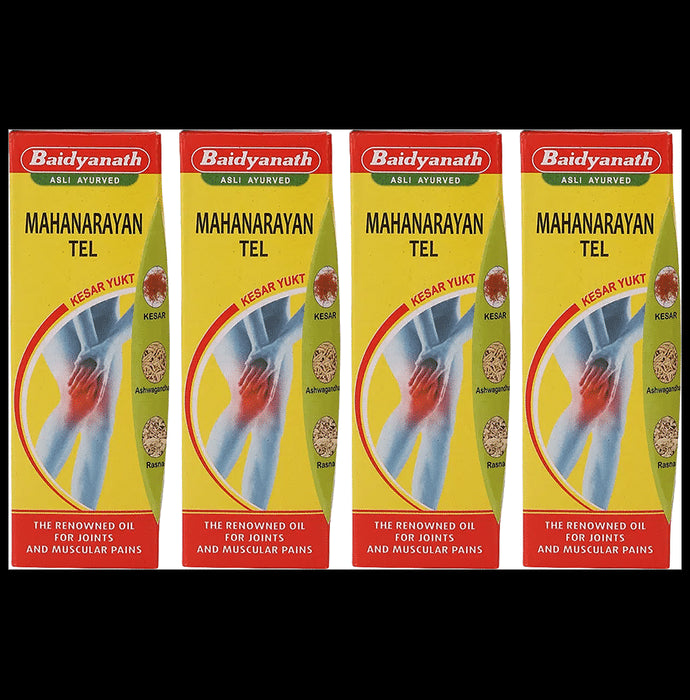 Baidyanath (Jhansi) Mahanarayan Tel (100ml Each) - Classic Derma