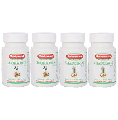 Baidyanath (Jhansi) Mahasudarshanghan Bati Tablet (40 Each) - Classic Derma