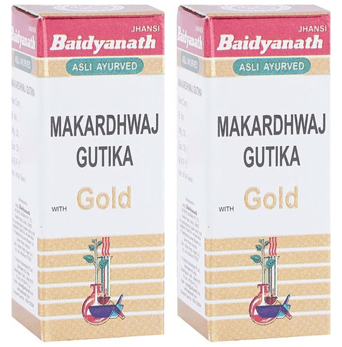 Baidyanath (Jhansi) Makardhwaj Gutika Tablet(2.5 gm Each) - Classic Derma