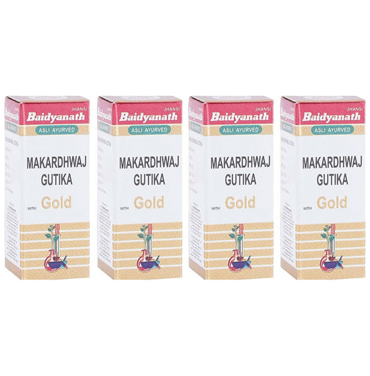 Baidyanath (Jhansi) Makardhwaj Gutika Tablet(2.5 gm Each) - Classic Derma