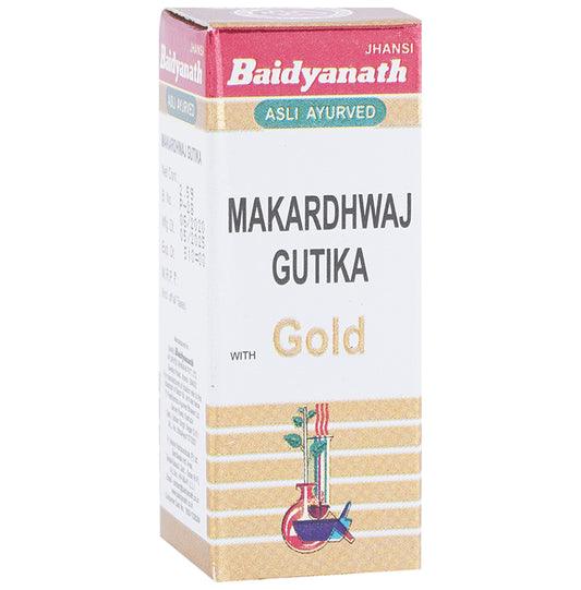 Baidyanath (Jhansi) Makardhwaj Gutika with Gold - Classic Derma