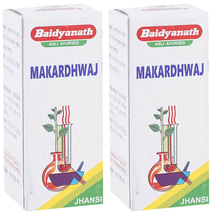 Baidyanath (Jhansi) Makardhwaj Powder (2.5 gm Each) - Classic Derma