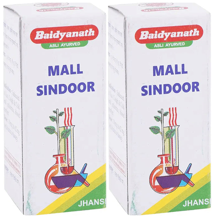 Baidyanath (Jhansi) Mall Sindoor Powder (2.5gm Each) - Classic Derma