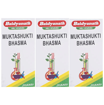 Baidyanath (Jhansi) Muktashakti Bhasma (10gm Each) - Classic Derma