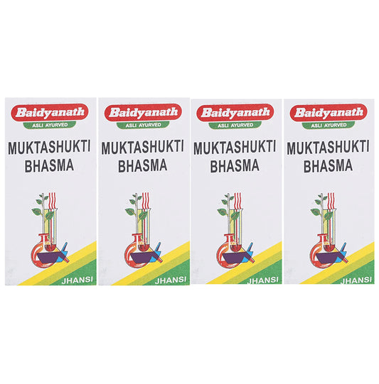 Baidyanath (Jhansi) Muktashakti Bhasma (10gm Each) - Classic Derma