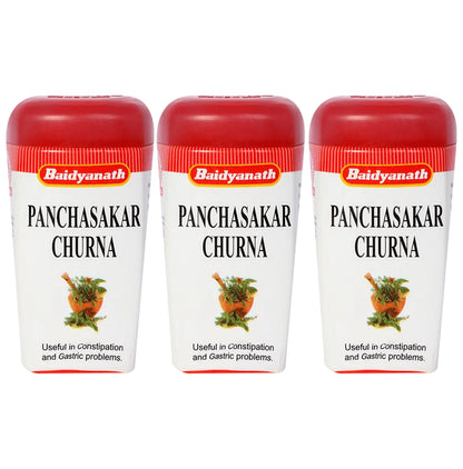 Baidyanath (Jhansi) Panchasakar Churna (100gm Each) - Classic Derma