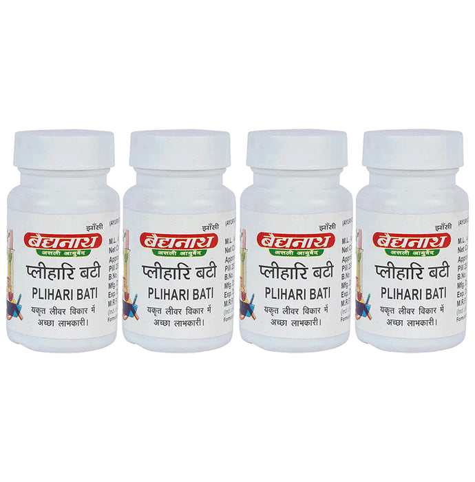 Baidyanath (Jhansi) Plihari Bati Tablet (10gm Each) - Classic Derma