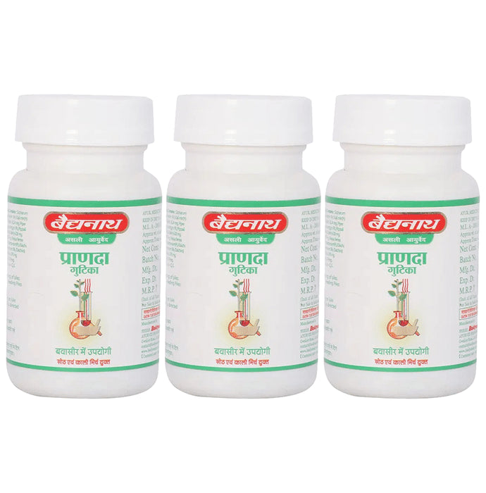 Baidyanath (Jhansi) Pranda Gutika Tablet (40 Each) - Classic Derma