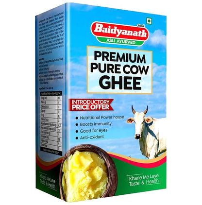 Baidyanath (Jhansi) Premium Pure Cow Ghee for Immunity, Eyes & Antioxidant Benefits