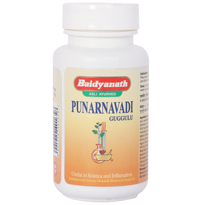Baidyanath (Jhansi) Punarnavadi Guggulu Tablet - Classic Derma