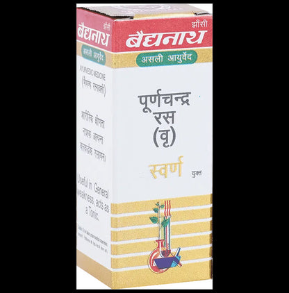 Baidyanath (Jhansi) Purnachandra Ras with Gold Tablets (25 Each)
