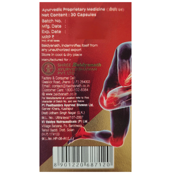Baidyanath (Jhansi) Rheumartho Gold Plus Capsule (30 Each)