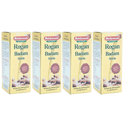 Baidyanath (Jhansi) Rogan Badam Shirin Oil (100ml Each) - Classic Derma