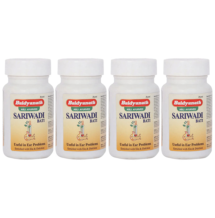 Baidyanath (Jhansi) Sariwadi Bati Tablets (80 Each) - Classic Derma